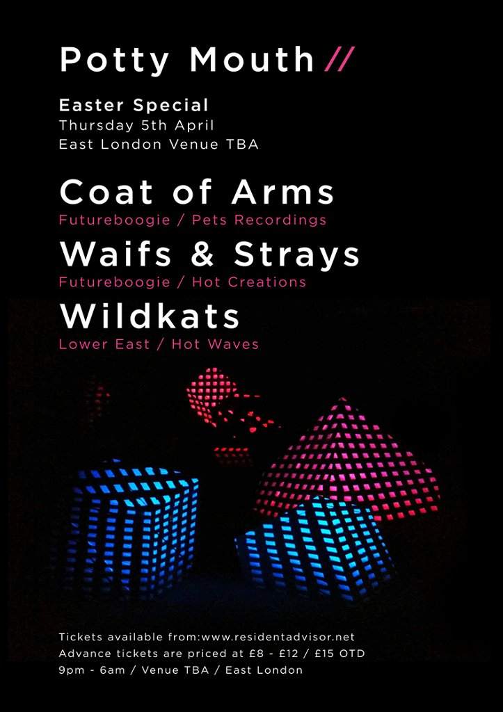 Potty Mouth Easter Special: Coat Of Arms, Waifs & Strays, Wildkats - Página trasera