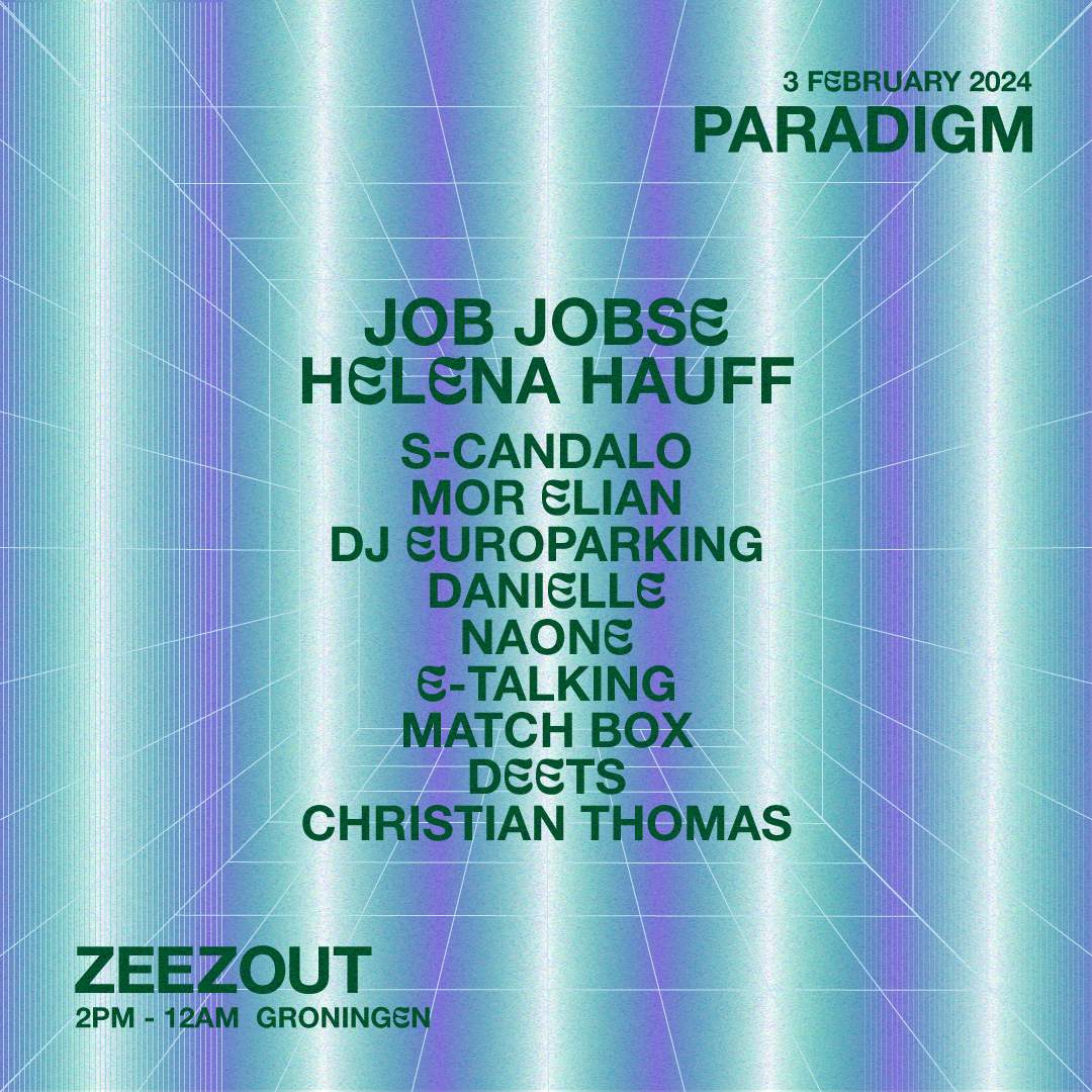 Paradigm x ZeeZout 2024 - Página frontal