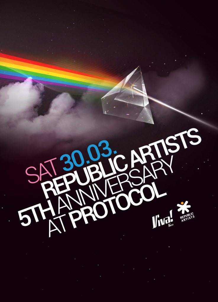 Republic Artists 5th Anniversary - Página frontal