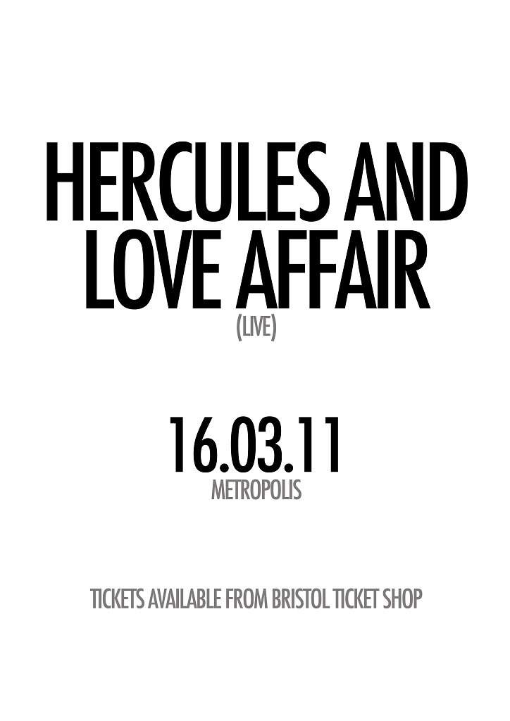[cancelled] Hercules & Love Affair (Live) + Penguin Prison (Live) - Página trasera