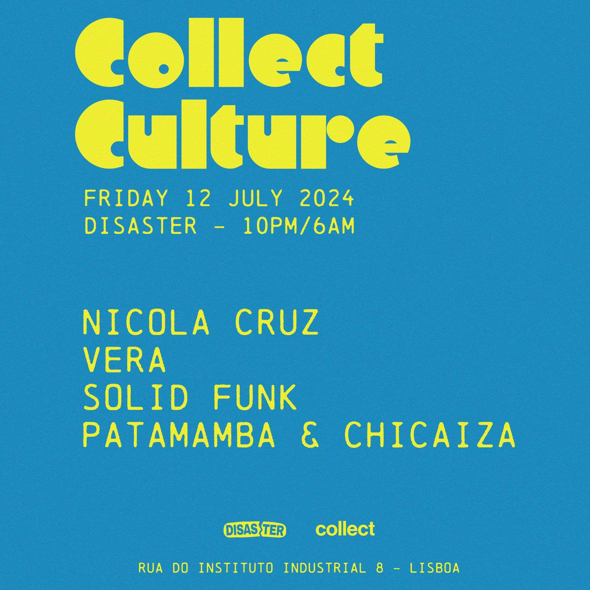 Collect Culture with Nicola Cruz - Página frontal