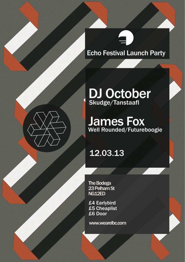 LBC Nottingham x Echo Festival: DJ October & James Fox - Página frontal