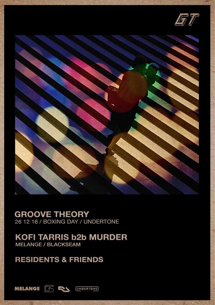 Groove Theory: Kofi Tarris b2b Murder, Kofi Tarris b2b Mur - Página frontal
