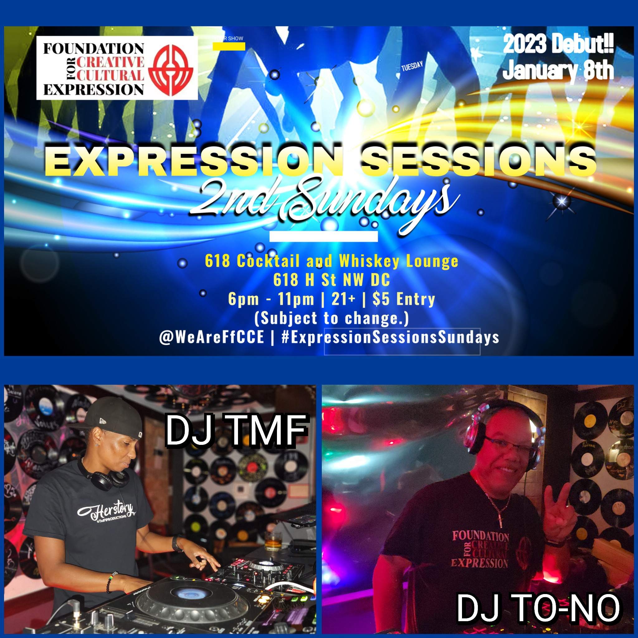 'Expression Sessions' 2nd Sundays at 618 Cocktail and Whiskey Lounge ...