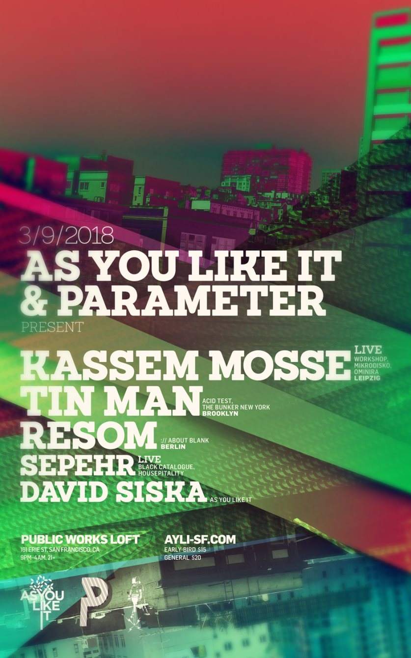 Ayli & Parameter with Kassem Mosse, Tin Man, and Resom - Página frontal