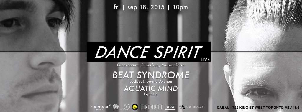 Dance Spirit, Beat Syndrome & Aquatic Mind - Página frontal