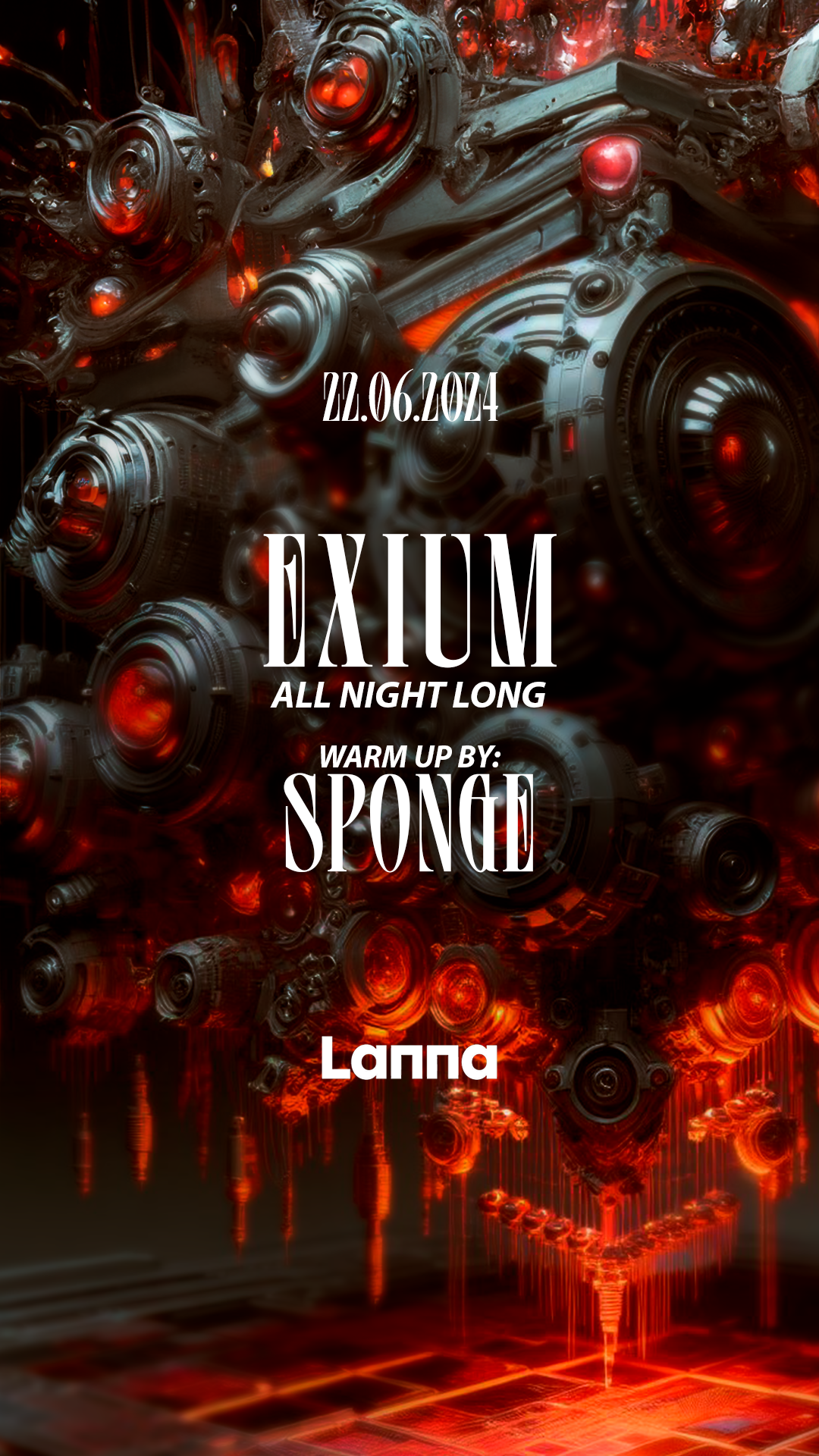 Lanna Club presenta Exium, Sponge - Página frontal