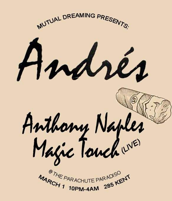 Mutual Dreaming: Andrés / Anthony Naples / Magic Touch - Página frontal
