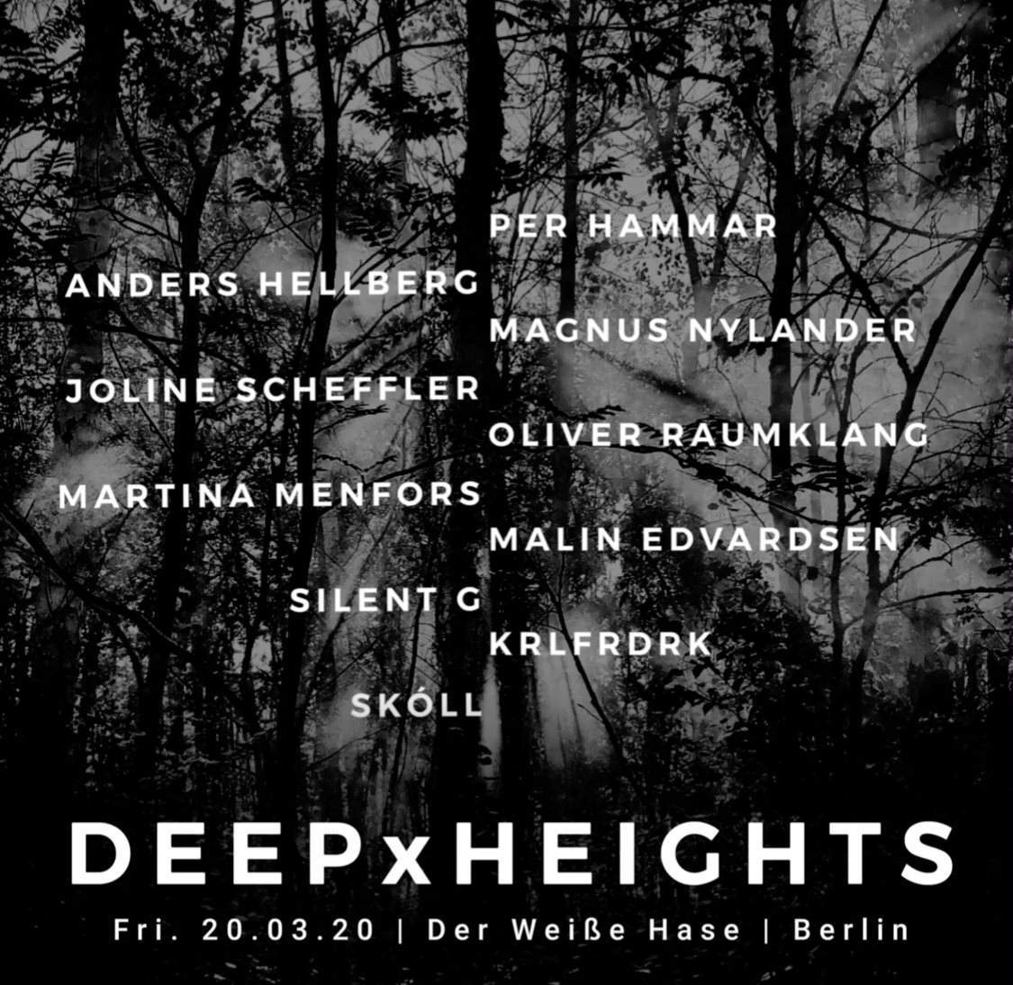 Deep x Heights - フライヤー裏