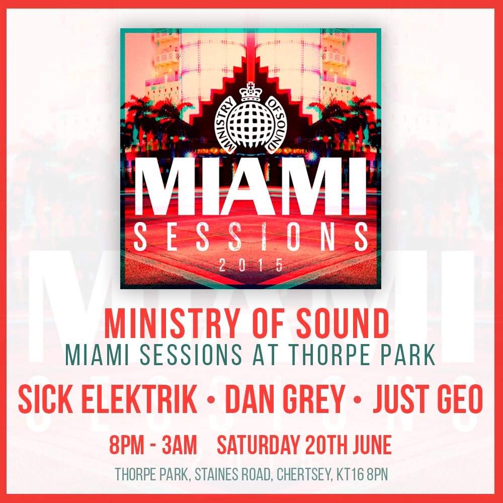 Ministry Of Sound: Miami Sessions - フライヤー表
