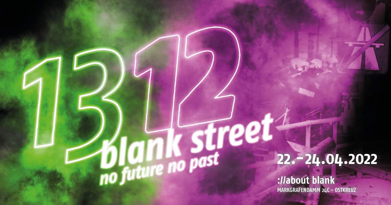1312 Blank Street - No Future No Past - ://about birthday - Página frontal