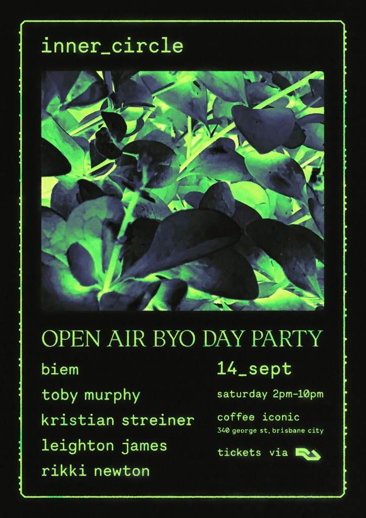 inner_circle: Open Air BYO Day Party - Página trasera