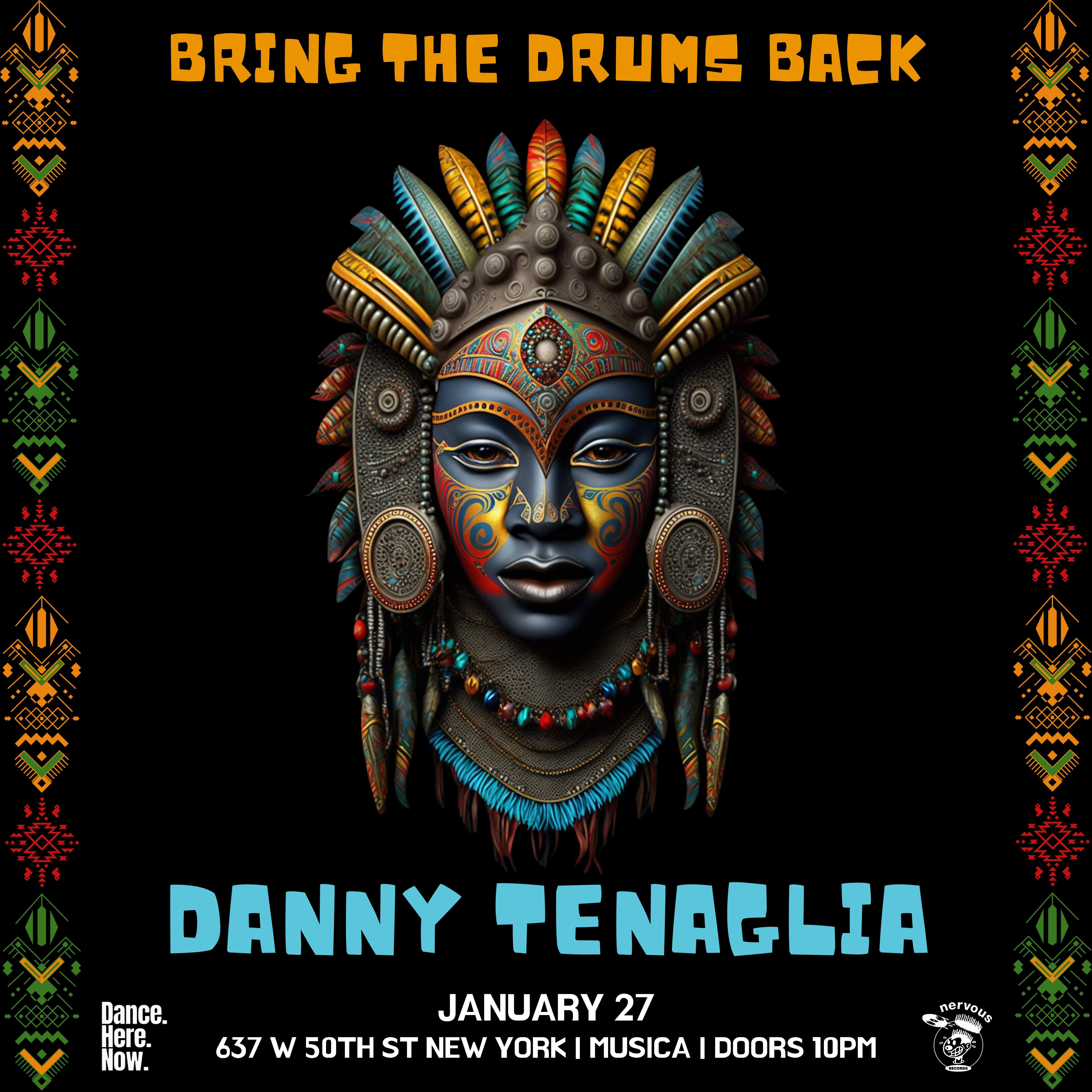 Danny Tenaglia - Bring The Drums Back - Página frontal