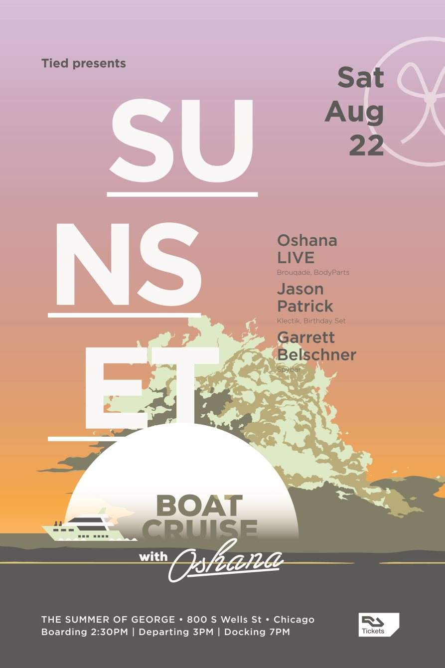 Tied presents: Sunset Boat Cruise with Oshana (Live) - Página frontal