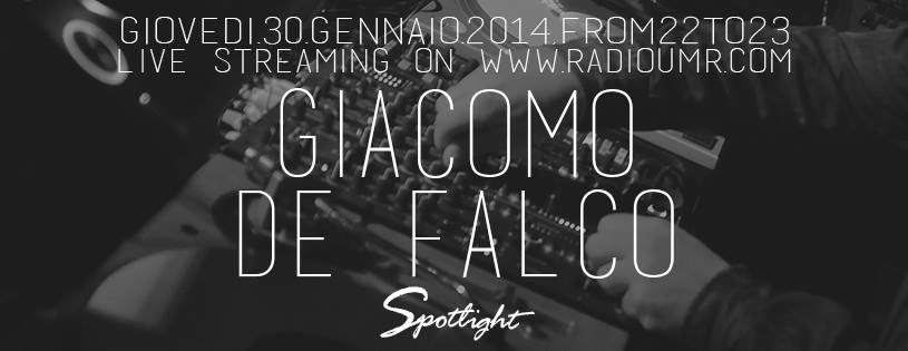 Spotlight - Giacomo De Falco - フライヤー表