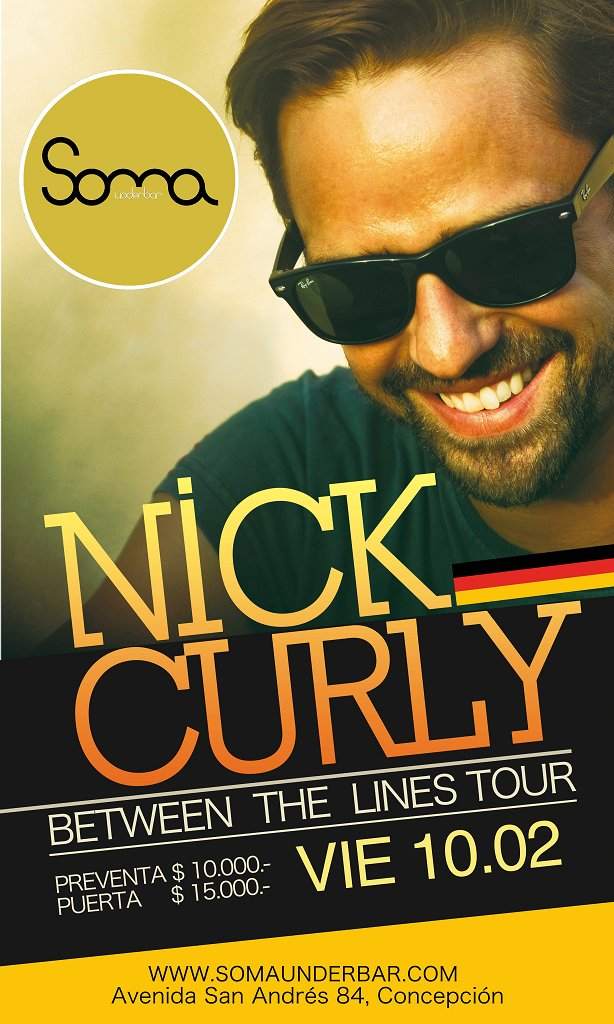 Nick Curly En Soma Underbar - Between The Lines Album Tour - Página frontal