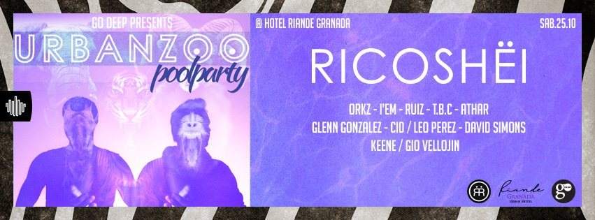 Go Deep presents: Ricoshei for the 1st Year Anniversary Party - フライヤー表