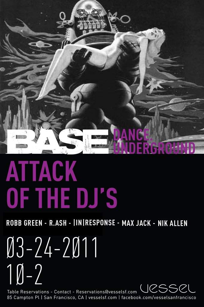 Base: Attack Of The Dj'S - Página frontal