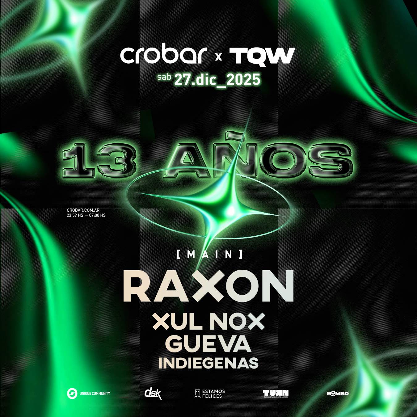 Crobar pres.: ANIVERSARIO TEQWAVE (3 PISTAS) at Crobar - Buenos Aires ...