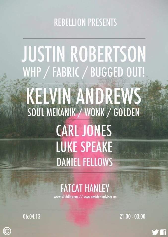 Rebellion presents Justin Robertson, Kelvin Andrews - Página frontal