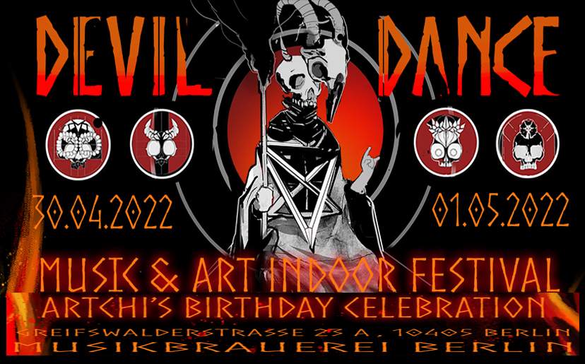 Devil Dance Music & Art Indoor Festival 2022 - フライヤー表