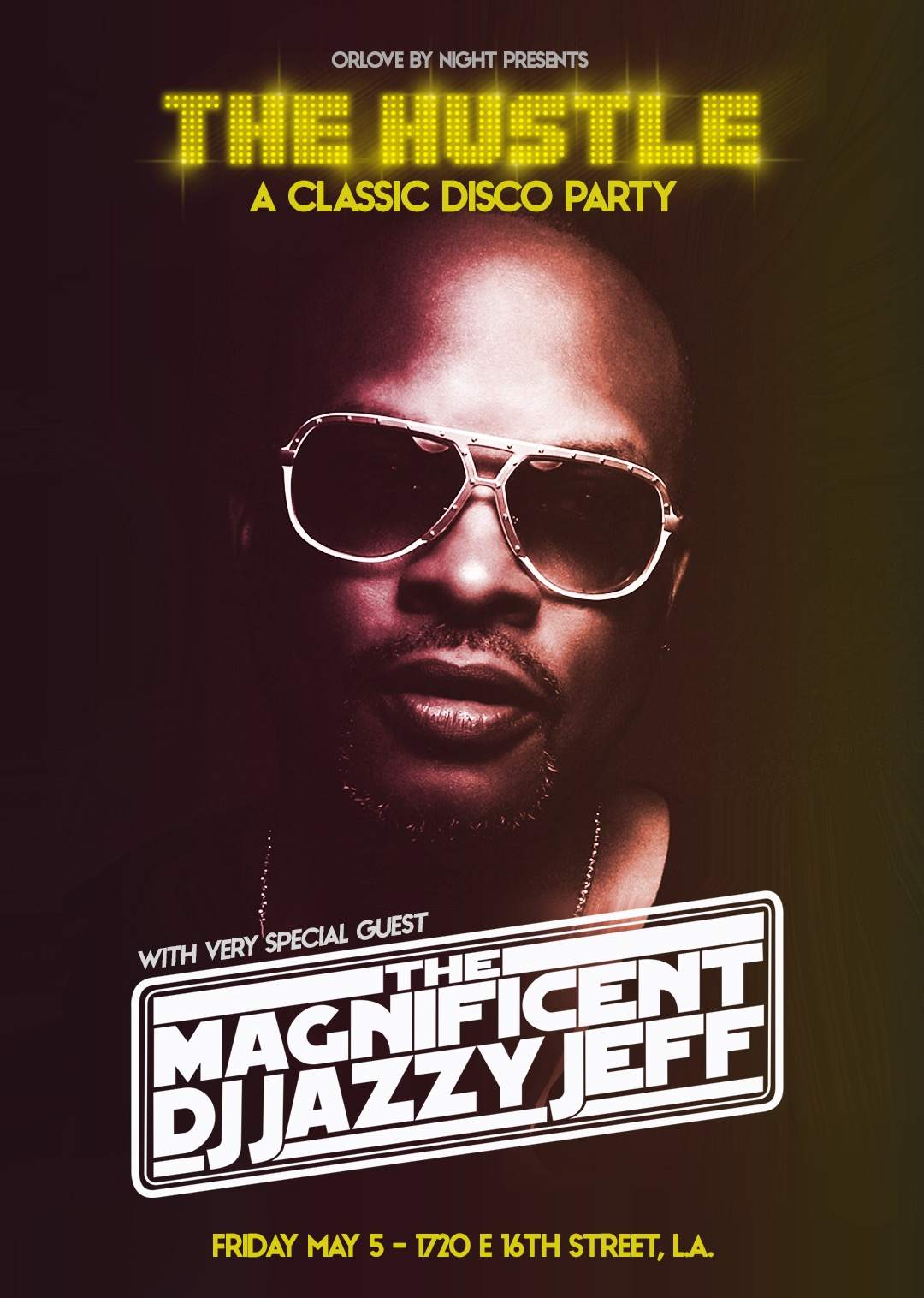 DJ Jazzy Jeff at The Hustle: A Classic Disco Party - Página frontal