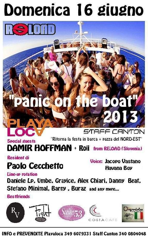 Panic Boat Venice Playaloca-Staff Canton Reload - フライヤー表