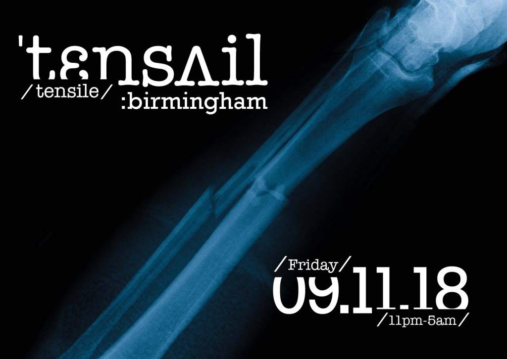tensile: Birmingham Launch Night - フライヤー表