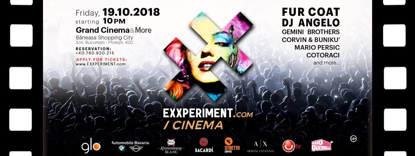 Exxperiment / Cinema - フライヤー表