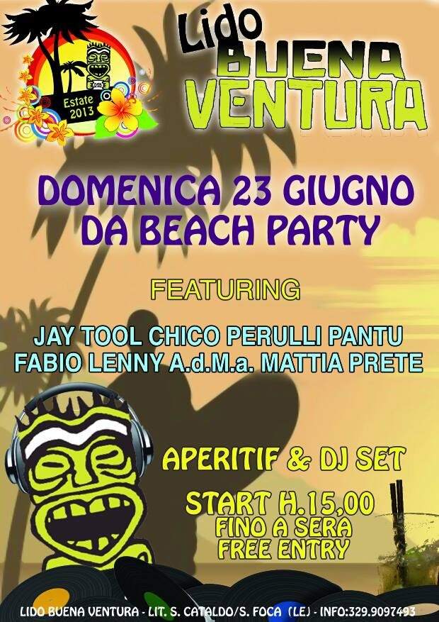 DA Beach Party - Página frontal