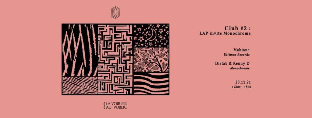 LAP Invite Monochrome - フライヤー表