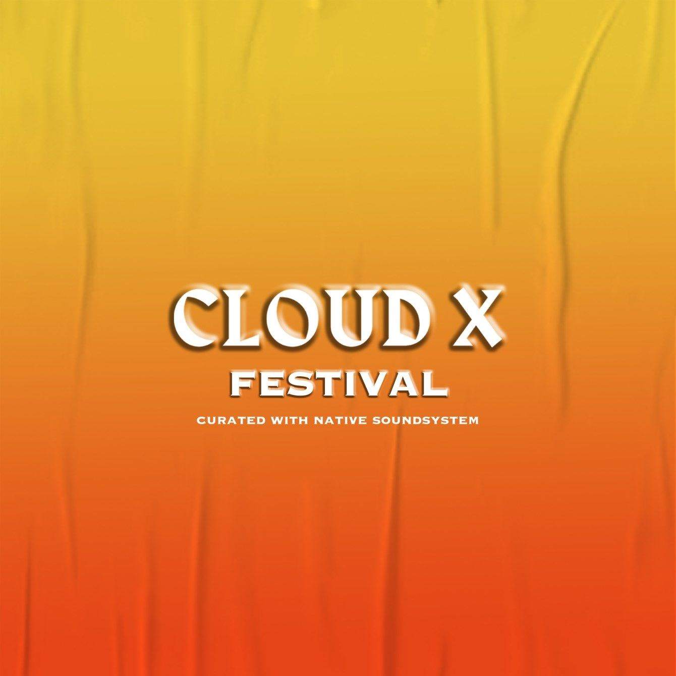Cloud X Festival (Curated with Native Soundsystem) - Página trasera