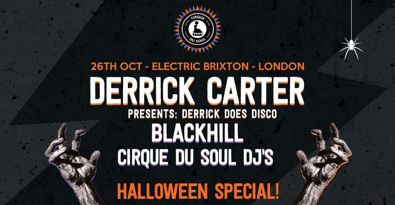 Sold Out - Cirque Du Soul: London // Halloween Special // Derrick Carter - Página frontal