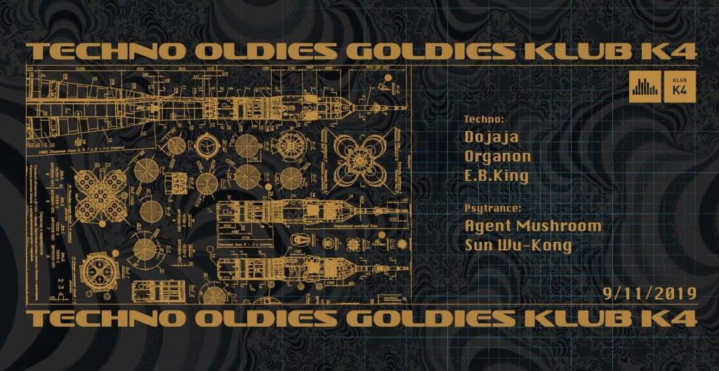 Techno Oldies Goldies - フライヤー表