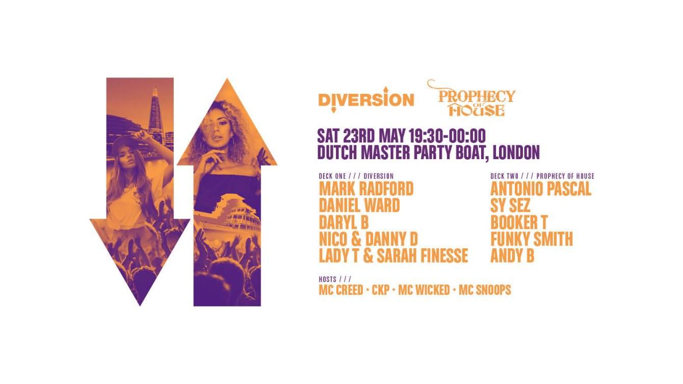 [RESCHEDULED] Diversion Meets Prophecy Of House - フライヤー表