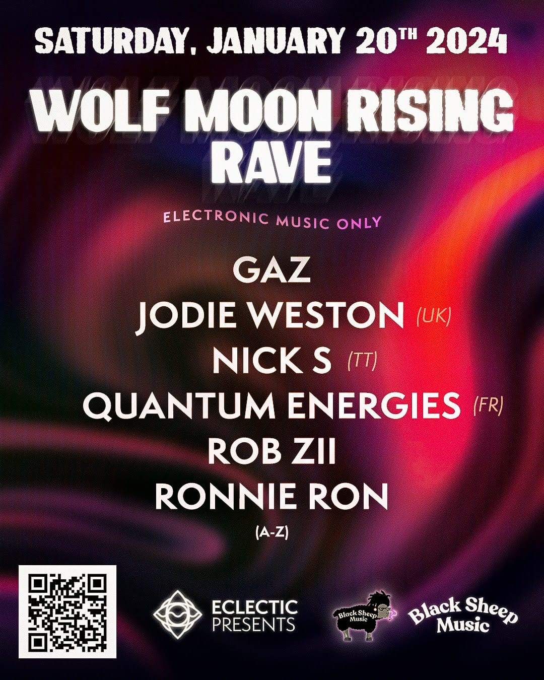Wolf Moon Rising  - フライヤー表
