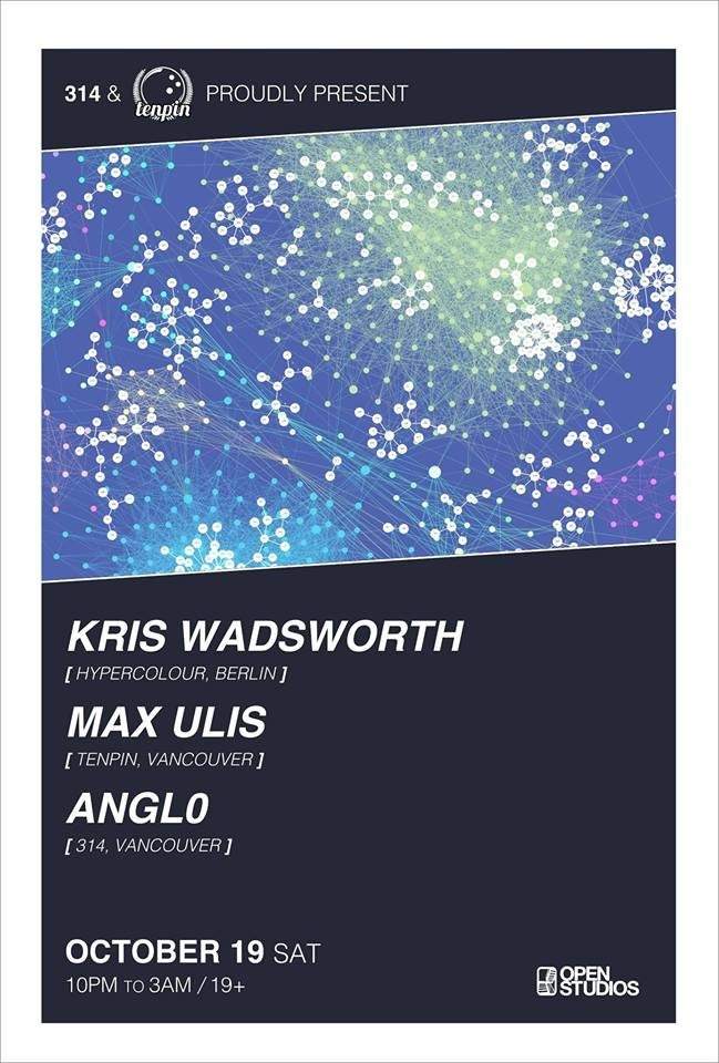 314 & Tenpin Records present KRIS WADSWORTH - Página frontal