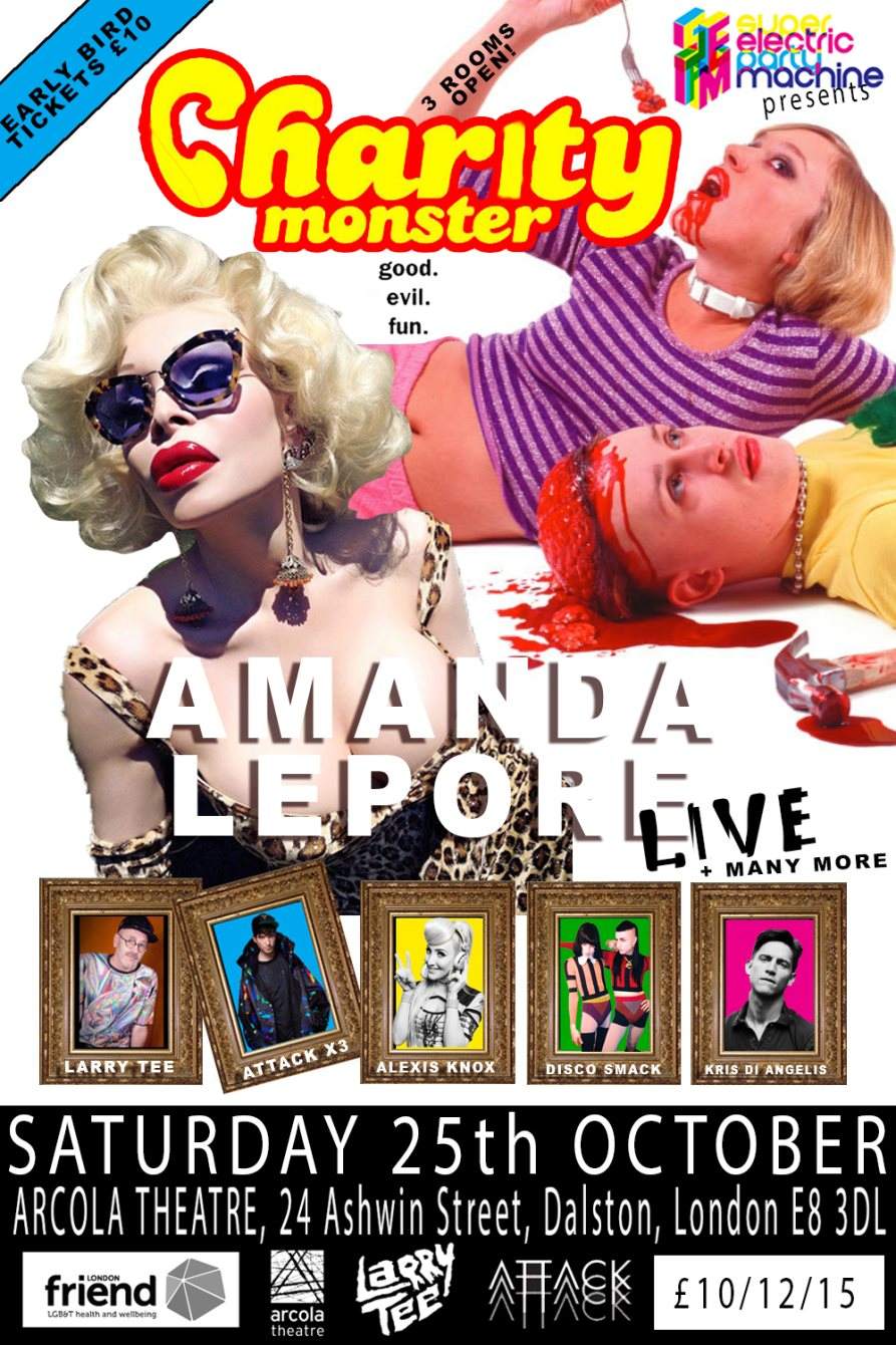 Super Electric Party Machine Pres. Charity Monster with Amanda Lepore - フライヤー表