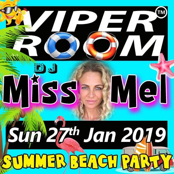 Viper Room Summer Beach Party 2019 - Página trasera
