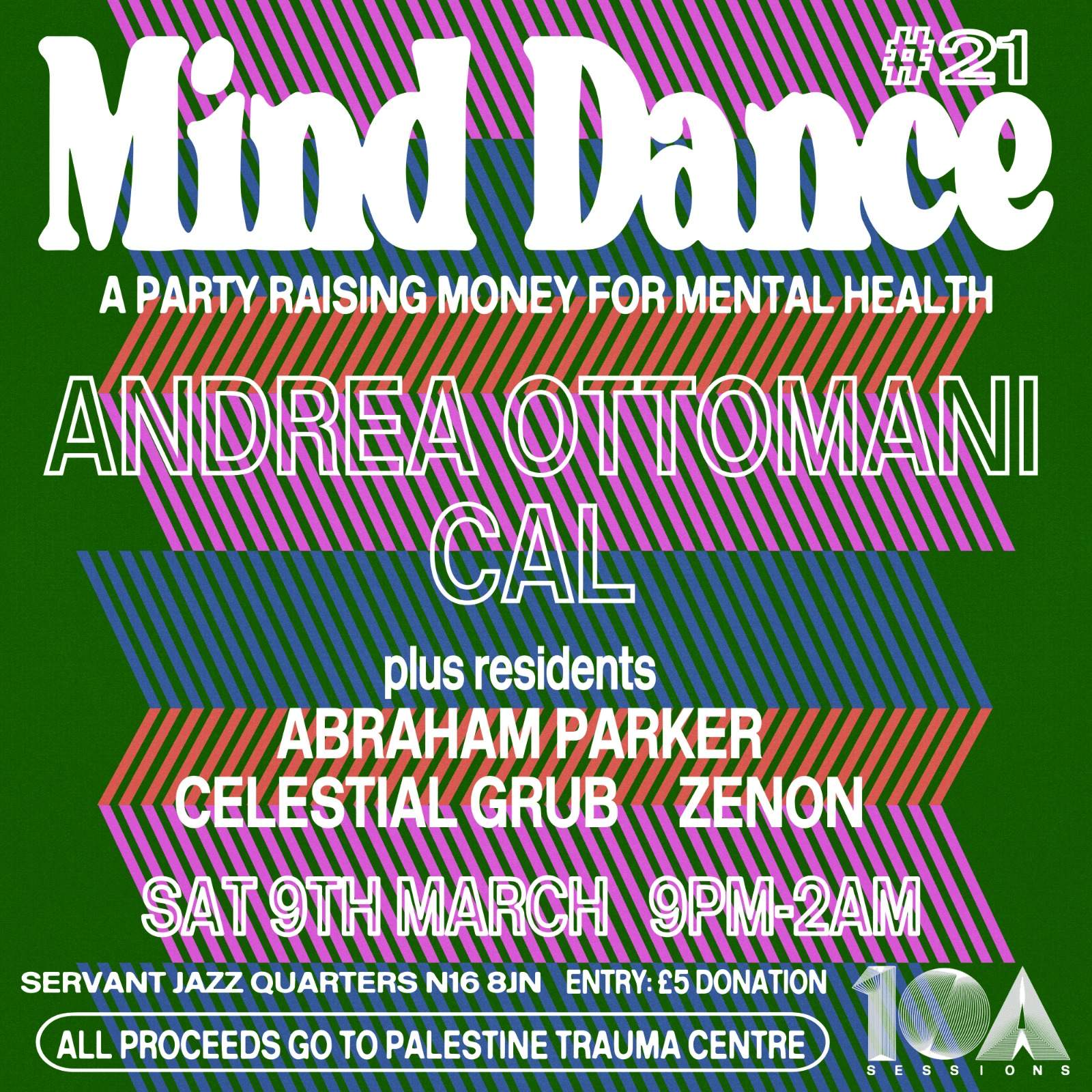 Mind Dance: Andrea Ottomani & Cal - フライヤー表