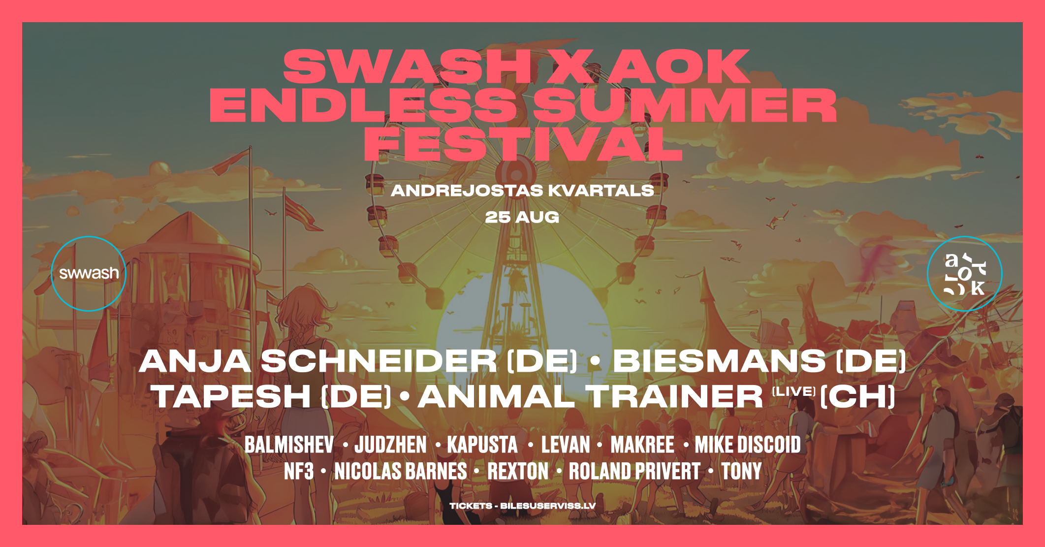 Swash x AOK Endless Summer Festival - Página frontal