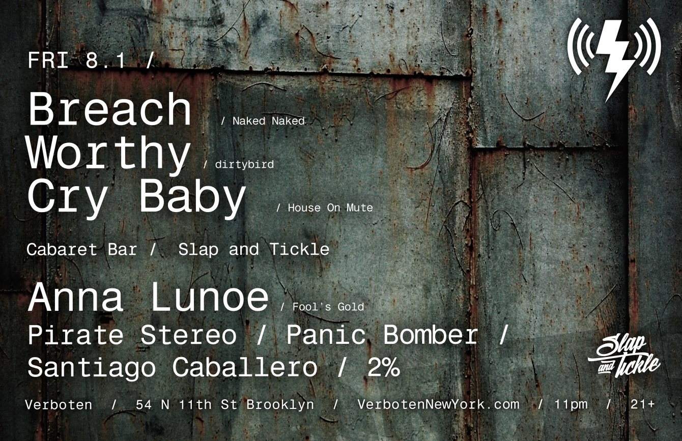 Breach / Worthy / Anna Lunoe / Cry Baby / Slap + Tickle DJs - Página trasera
