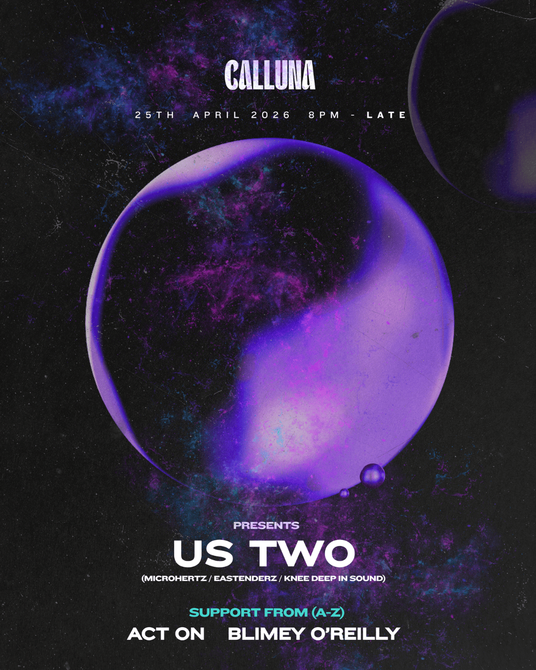Calluna presents: Us Two at Calluna, Nottingham