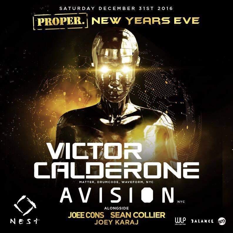 Proper NYE with Victor Calderone and Friends - Página frontal