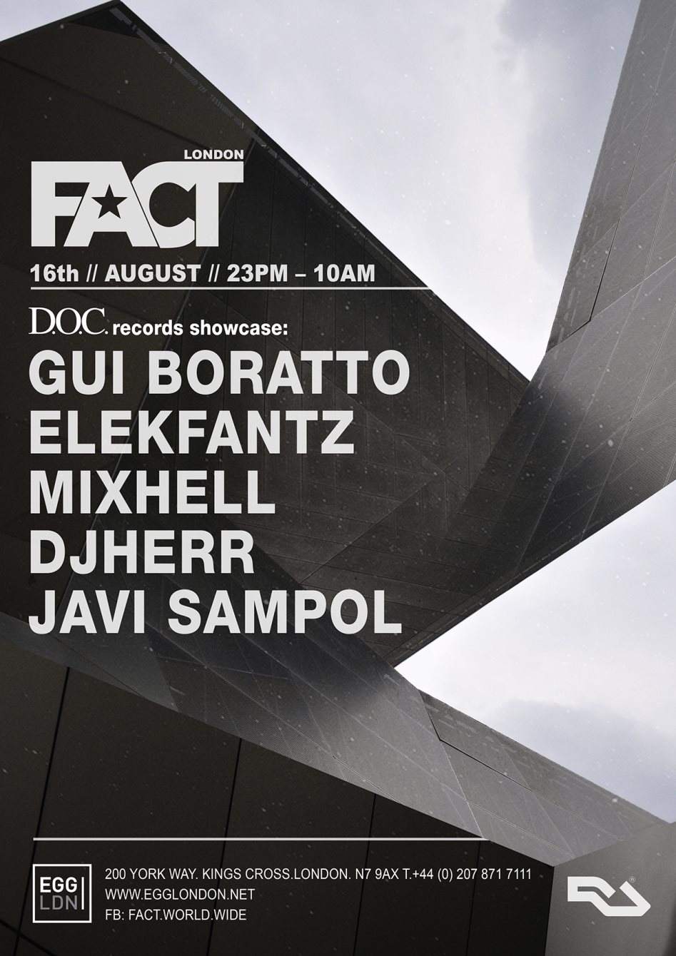 Fact with Gui Boratto, Mixhell, Elekfantz, DJ Herr, Javi Sampol - Página frontal