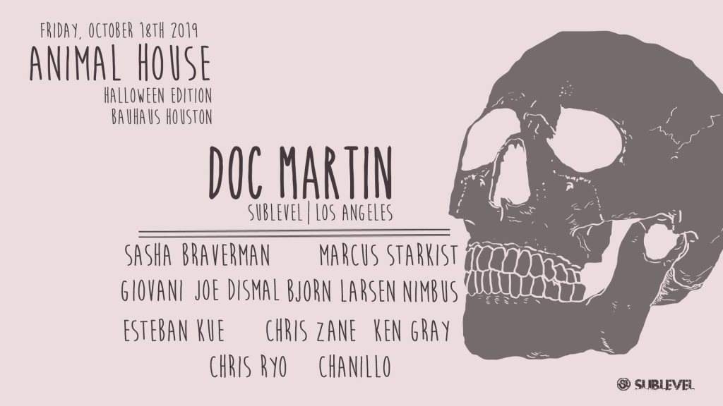 Animal House Halloween Bash Feat. Doc Martin - Página frontal