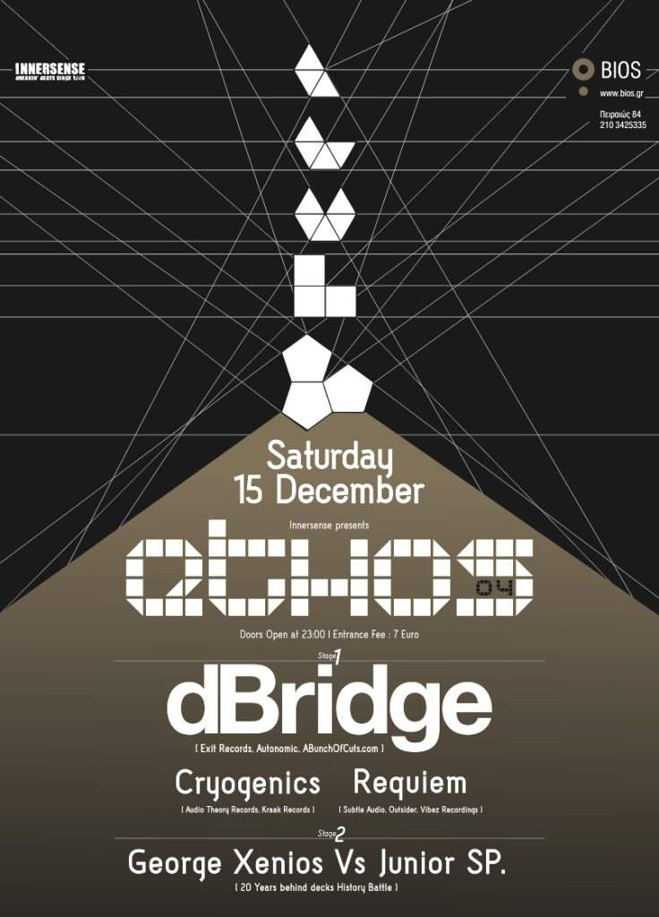 Innersense presents Ethos_v04 feat. Dbridge, Junior SP. vs George ...