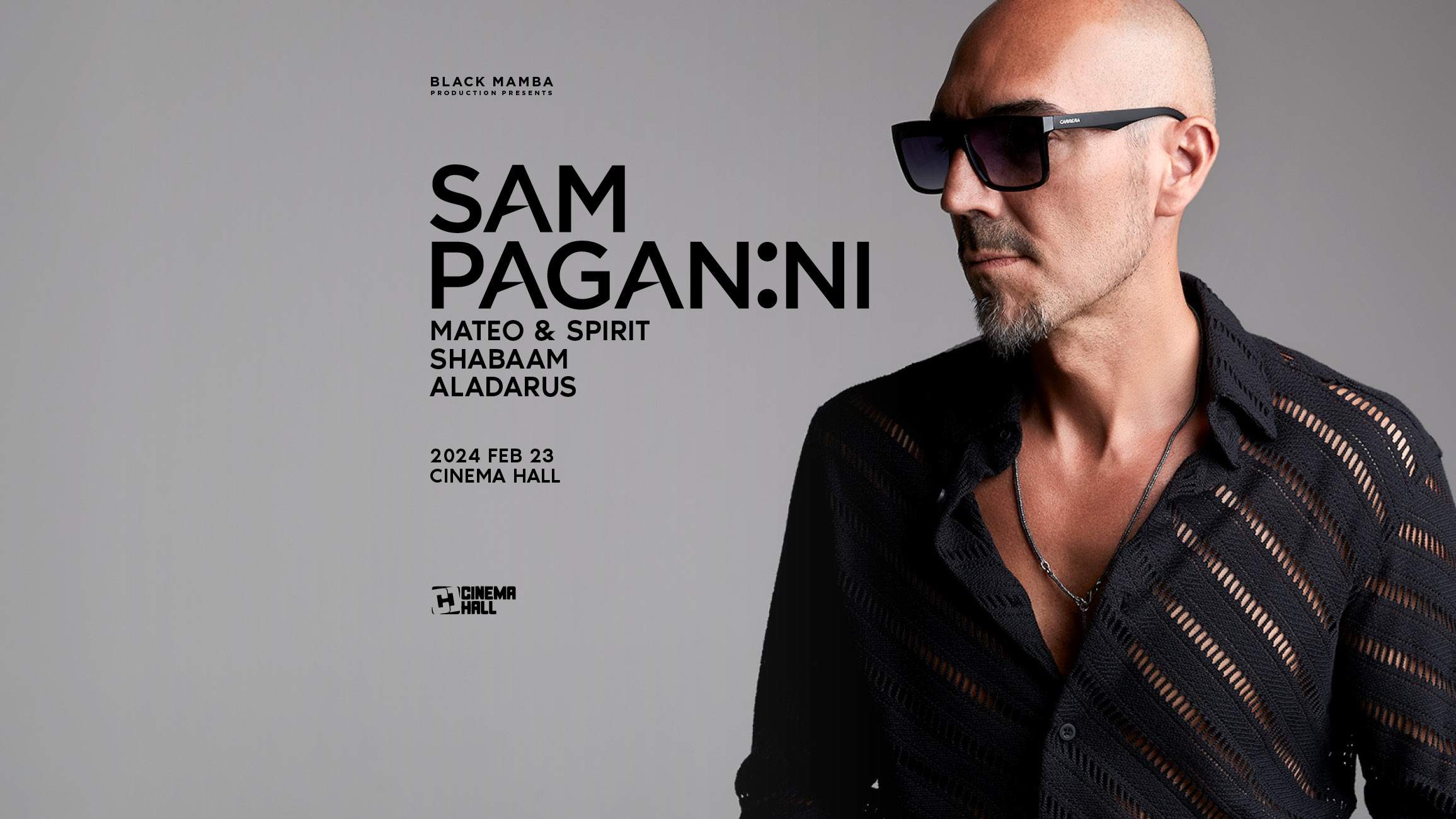 Sam Paganini - フライヤー表