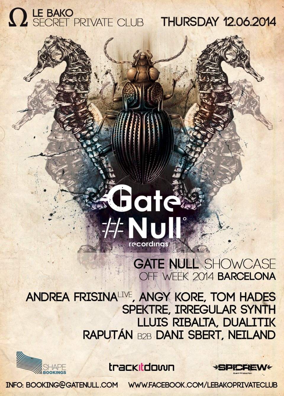Gate Null Showcase at Off Week Barcelona 2014 - Página frontal
