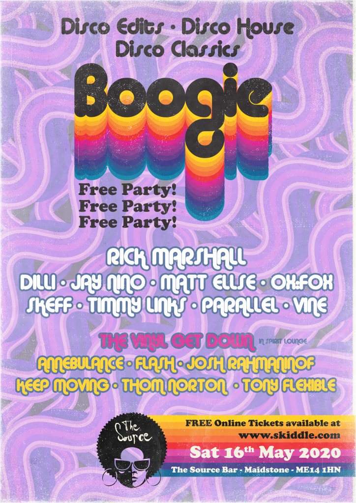 [CANCELLED] Boogie - Free Party - Página frontal